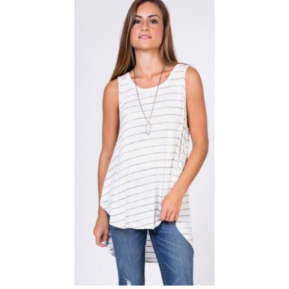 On The Road Randa Stripe Tank